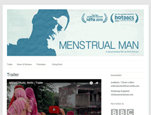 Tablet Screenshot of menstrualman.com